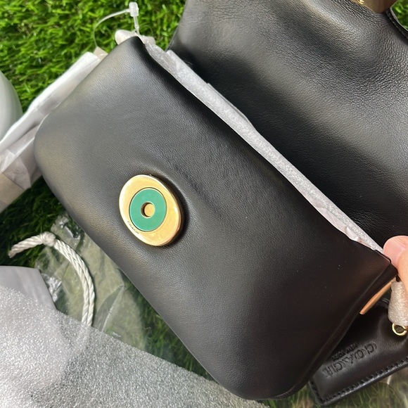 NWT Coach Pillow Tabby 18 Nappa Leather in black - Picture 11 of 12